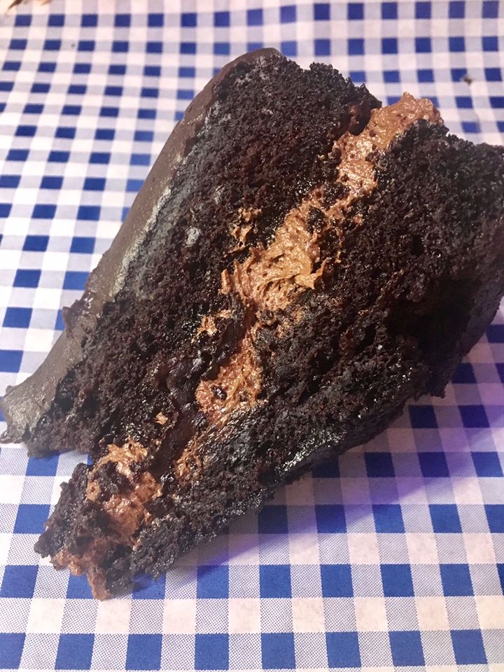 Chocolate fudge cake South Downs