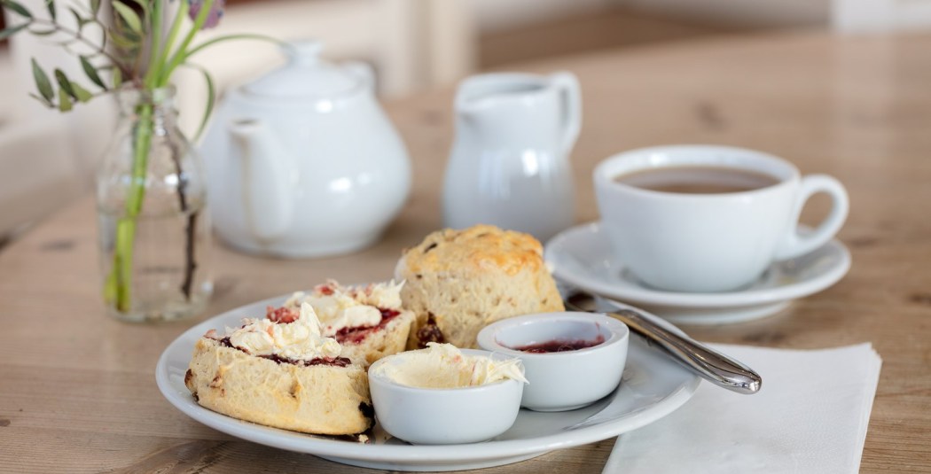 Cream tea in Midhurst the South Downs